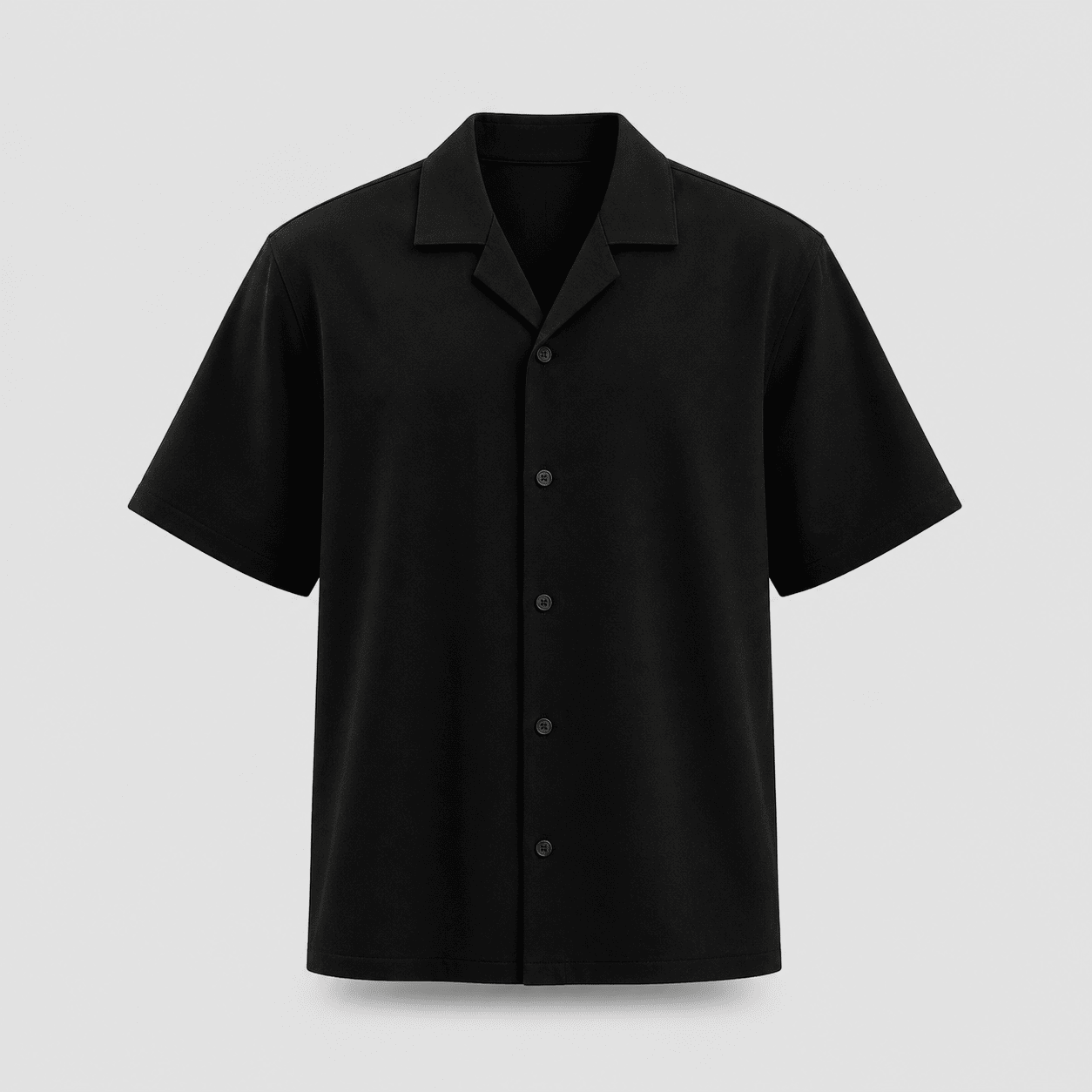 Noir Cuban Shirt