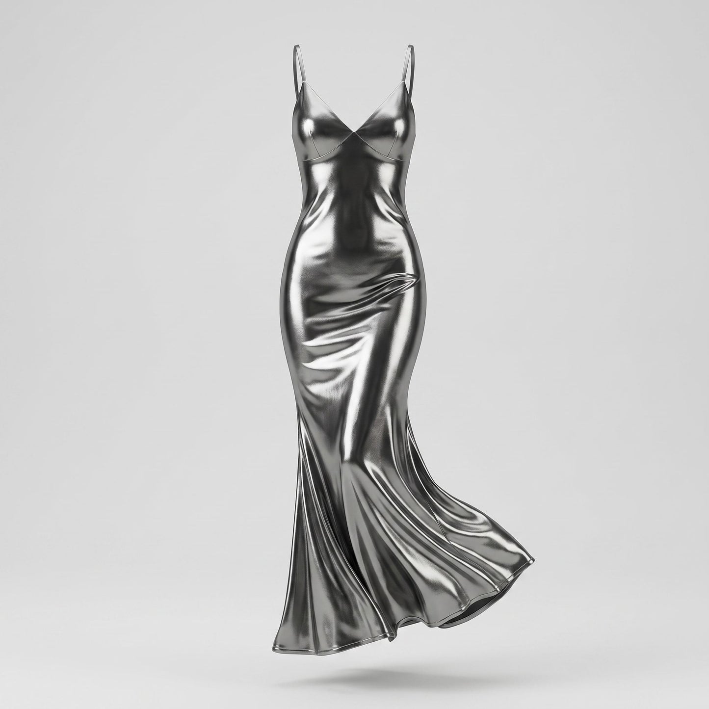 Mercury Mermaid Maxi Dress