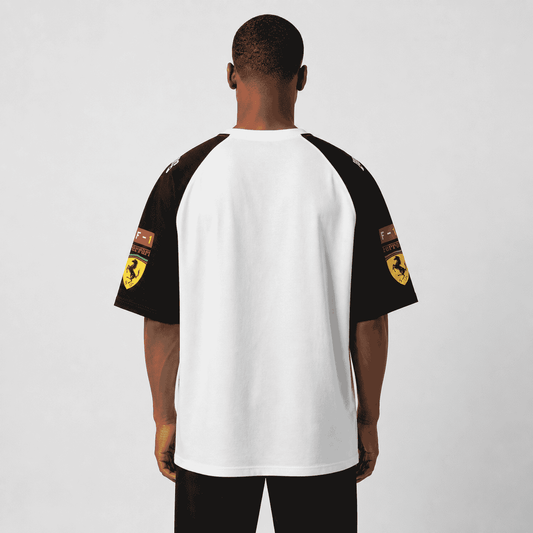 Ivory Pitlane Oversized Tee