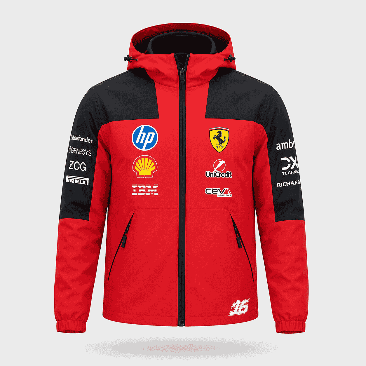 Crimson Sixteen Team Shell Jacket
