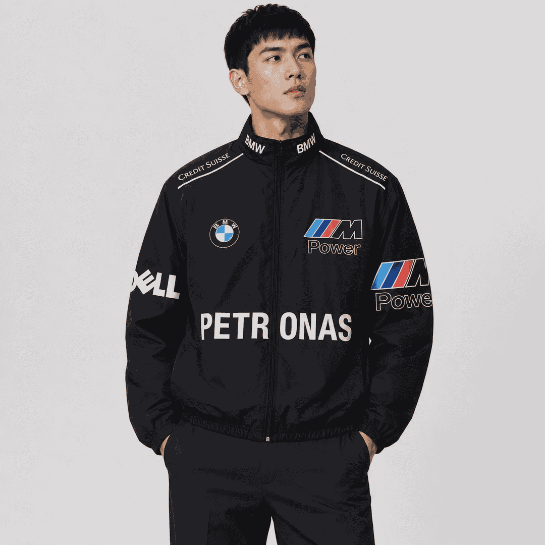 Tricolour Grid Team Jacket