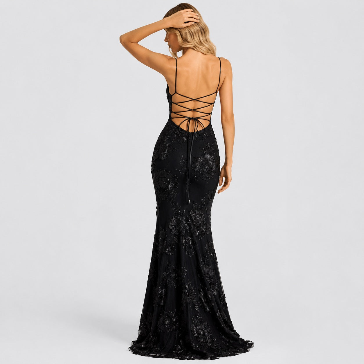 Bloom Mermaid Maxi Dress