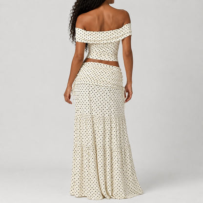 Colette Dot Draped Set