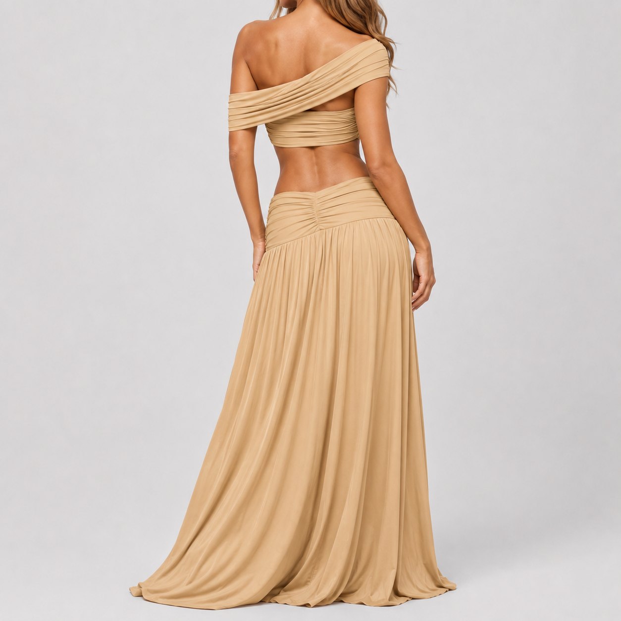 Solara Draped Maxi Set
