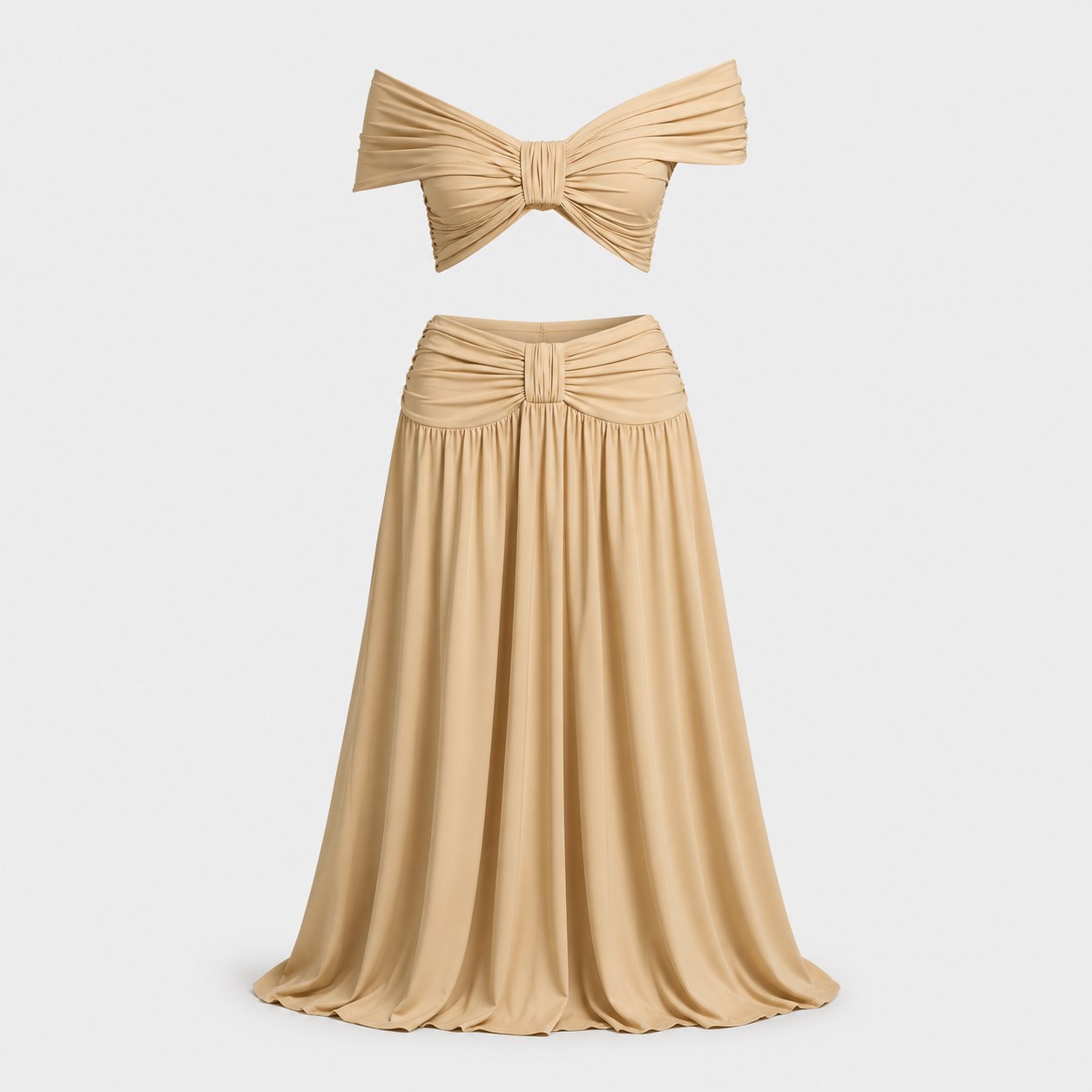 Solara Draped Maxi Set