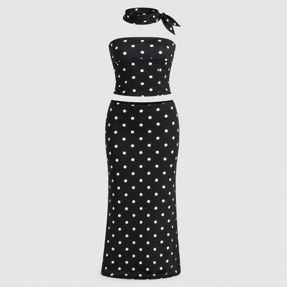 Noirelle Dot Column Set