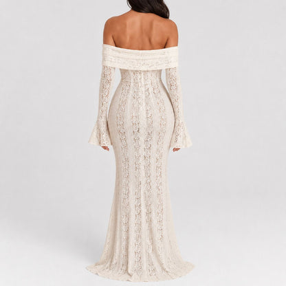Ivoryth Lace Gown Maxi Dress