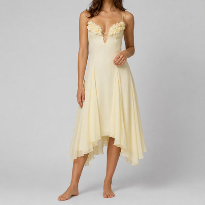 Floravelle Corset Midi Dress