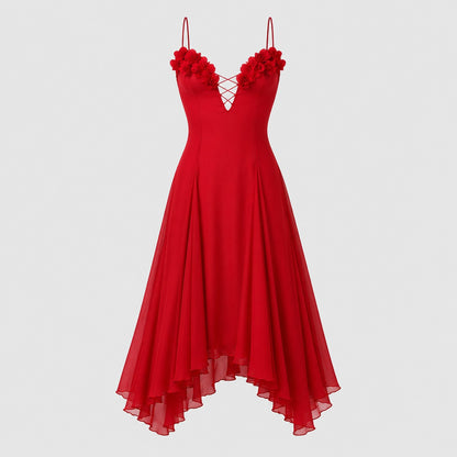 Floravelle Corset Midi Dress