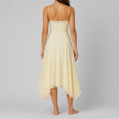 Floravelle Corset Midi Dress