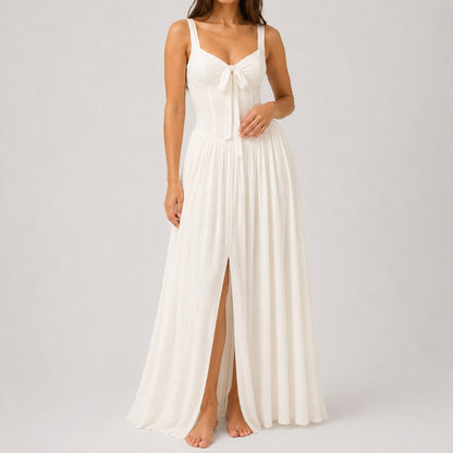 Élysienne Bow Maxi Dress