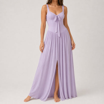 Élysienne Bow Maxi Dress