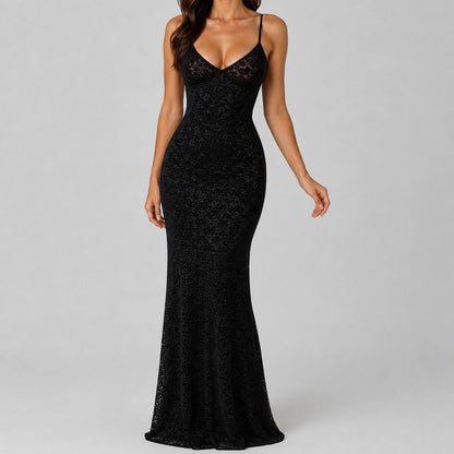 Lacéryn Column Gown Maxi Dress