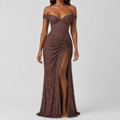 Vespera Lace Siren Gown Maxi Dress