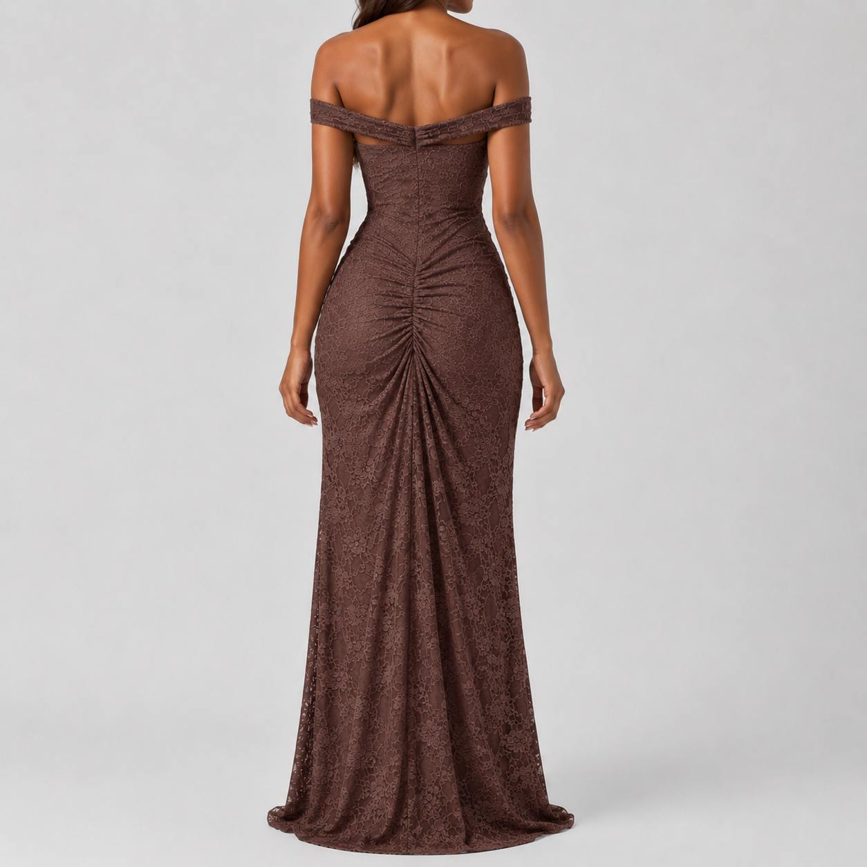 Vespera Lace Siren Gown Maxi Dress