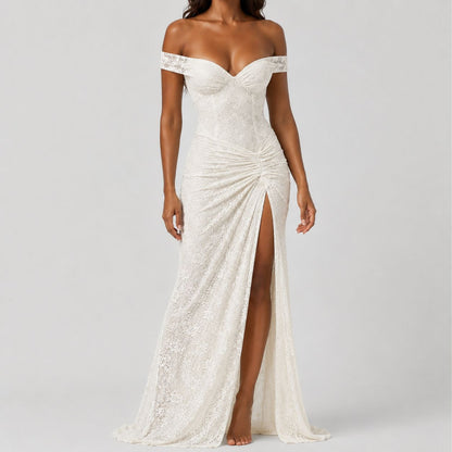 Vespera Lace Siren Gown Maxi Dress