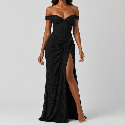 Vespera Lace Siren Gown Maxi Dress
