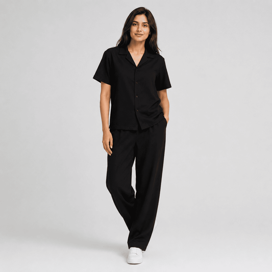 Noir Cuban Shirt