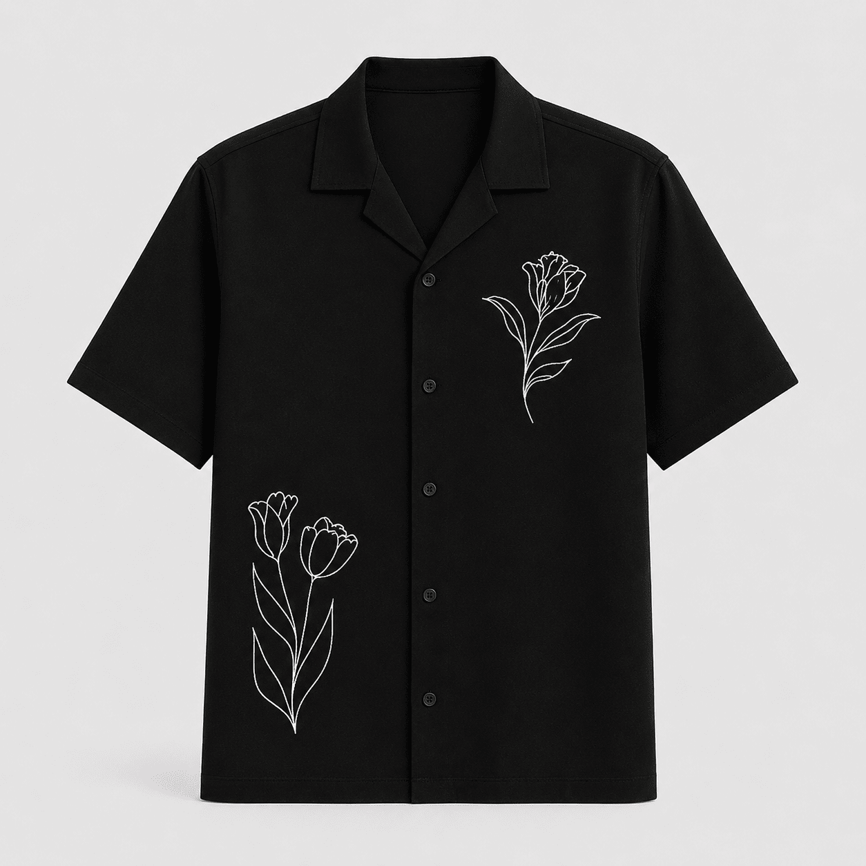 Noir Cuban Shirt