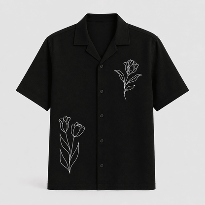 Noir Cuban Shirt