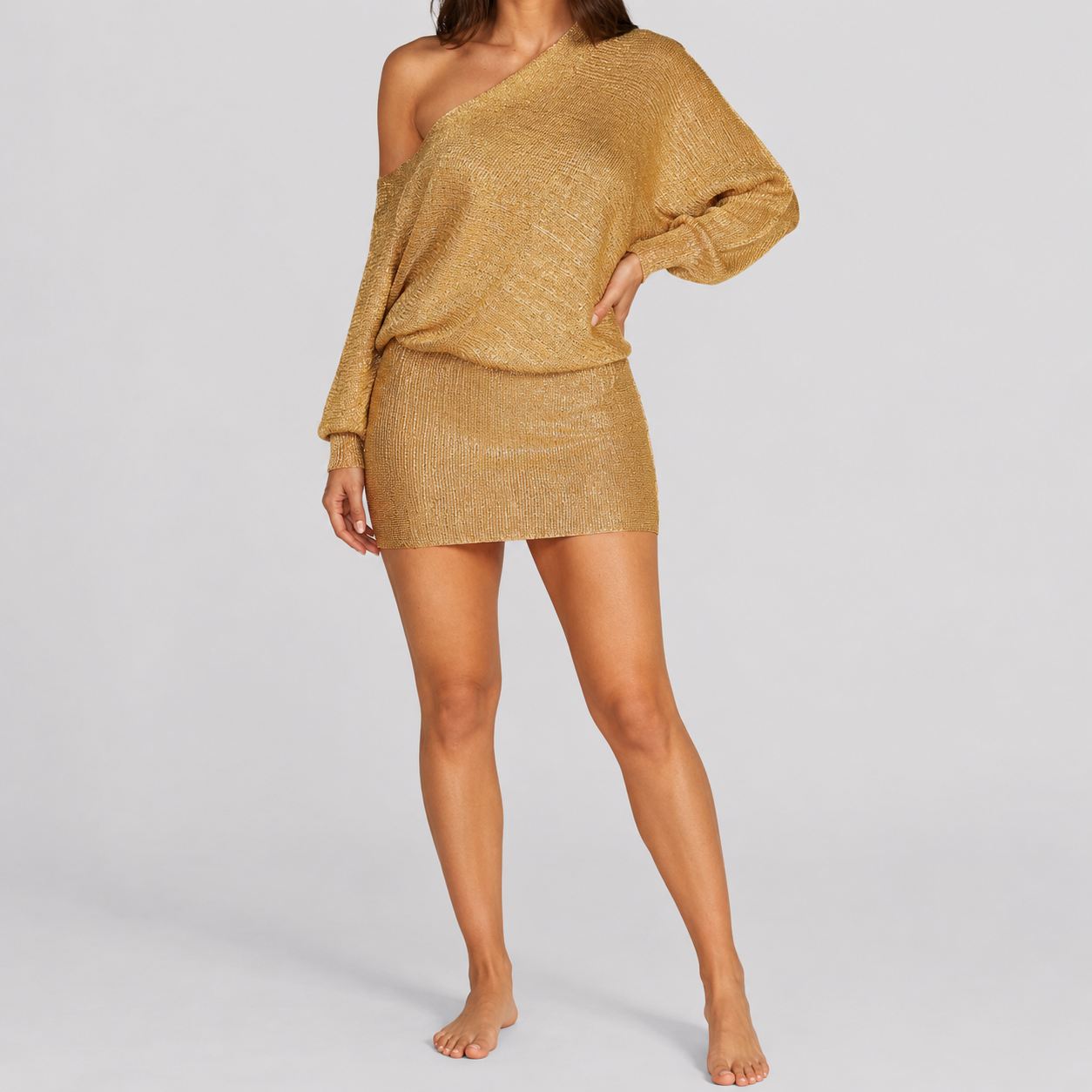 Aurevexa Glint Mini Dress