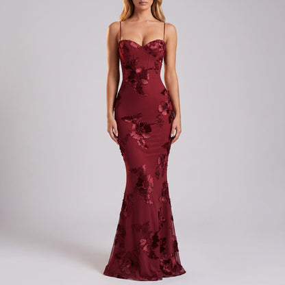 Bloom Mermaid Maxi Dress