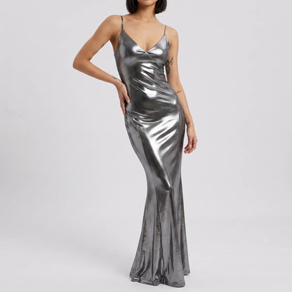 Mercury Mermaid Maxi Dress