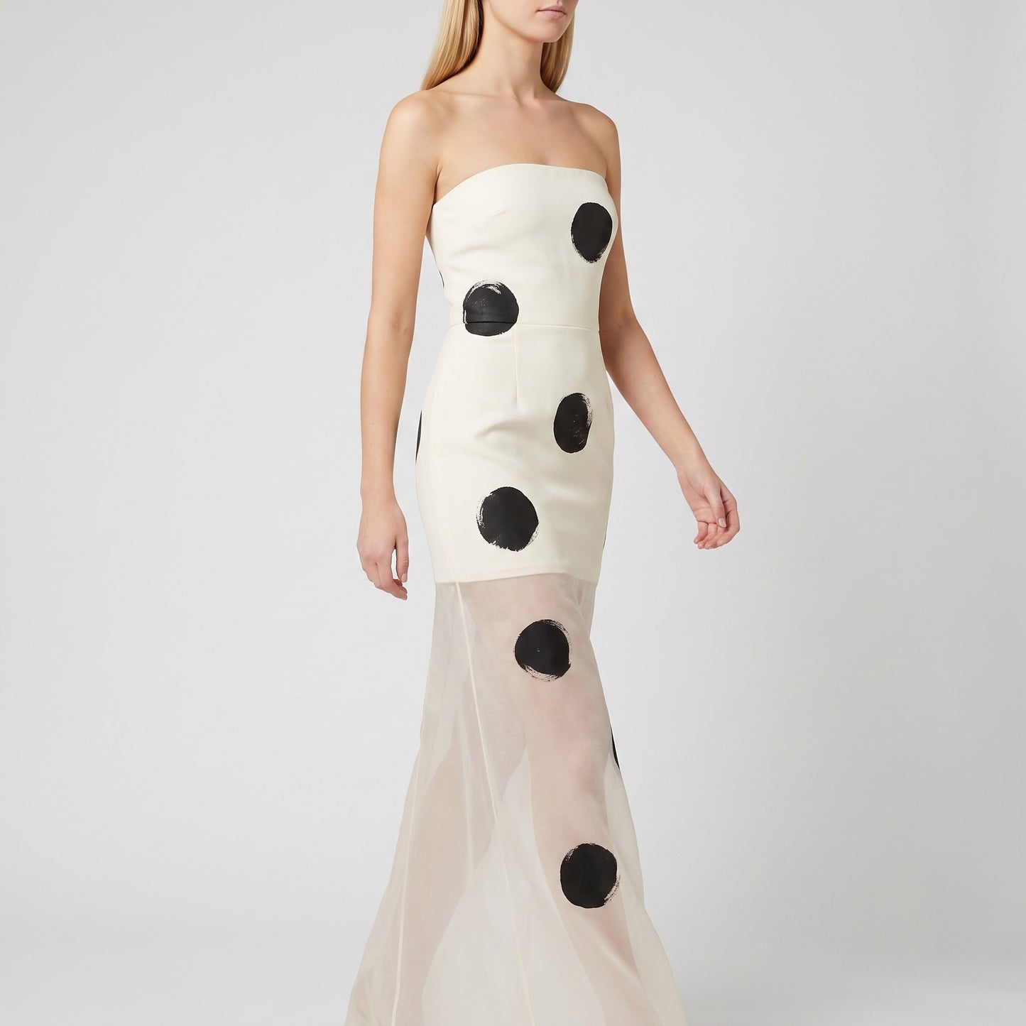 Dotty Bodycon Maxi Dress