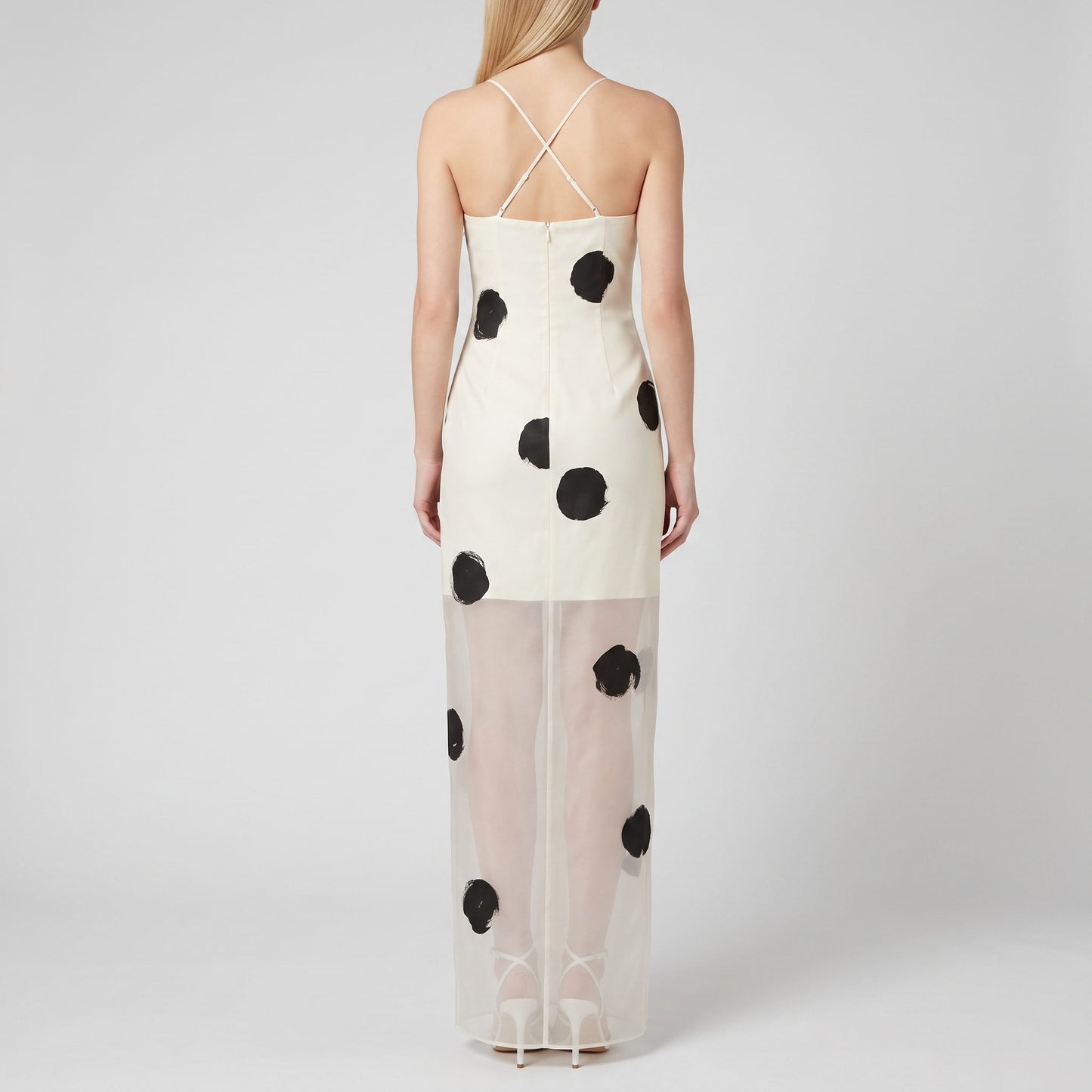 Dotty Bodycon Maxi Dress