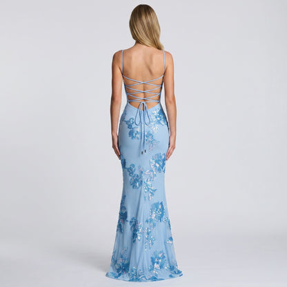 Bloom Mermaid Maxi Dress