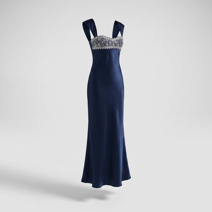 Crystal Bodice Maxi Dress