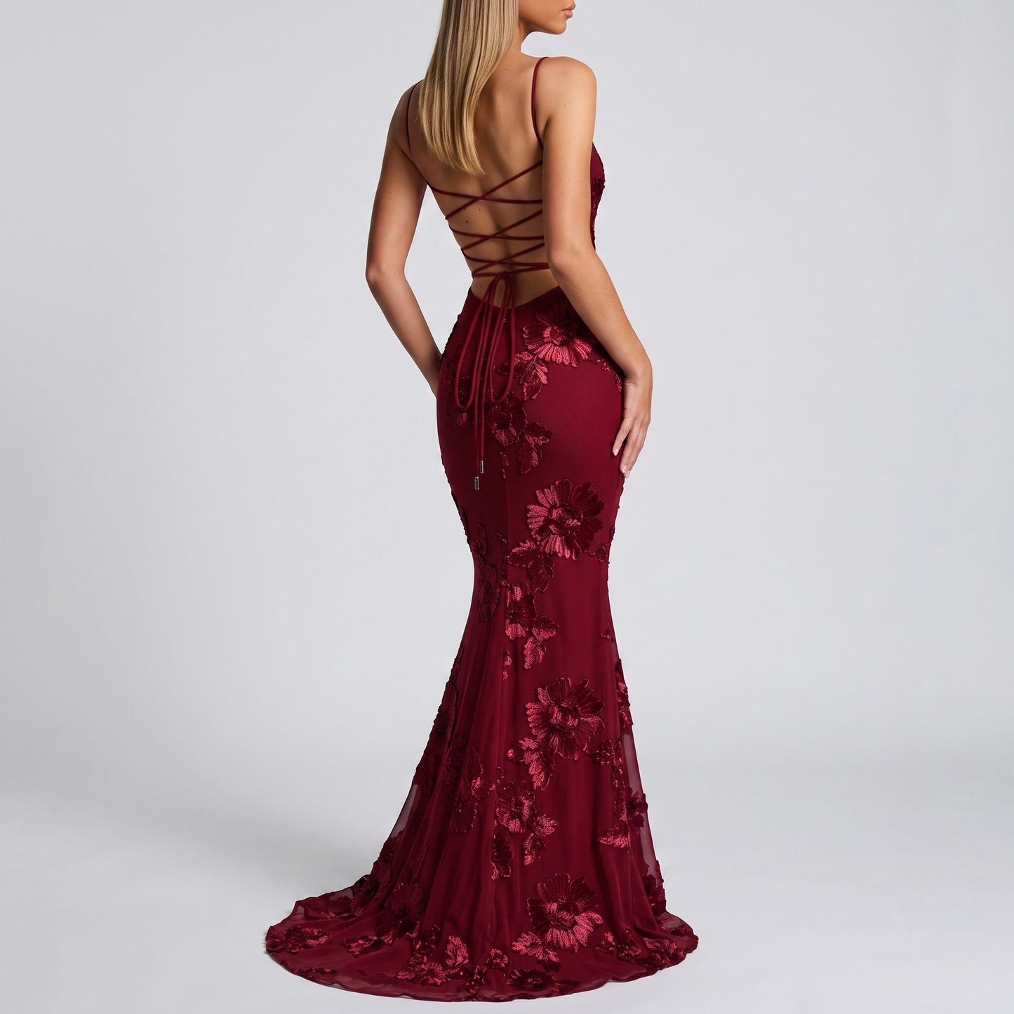 Bloom Mermaid Maxi Dress