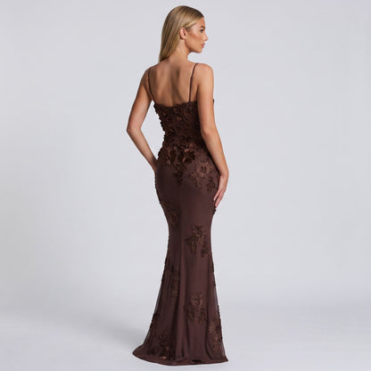 Bloom Mermaid Maxi Dress