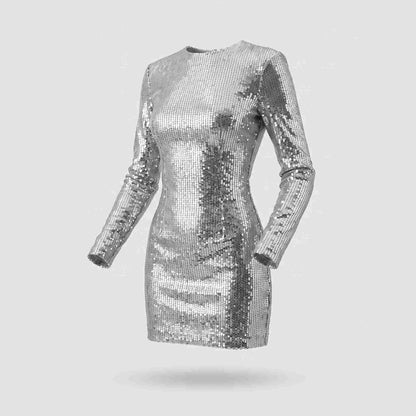 Starlit Sequin Mini Dress