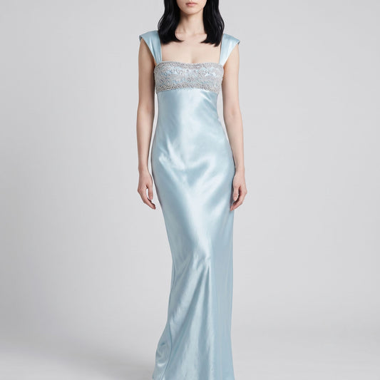 Crystal Bodice Maxi Dress