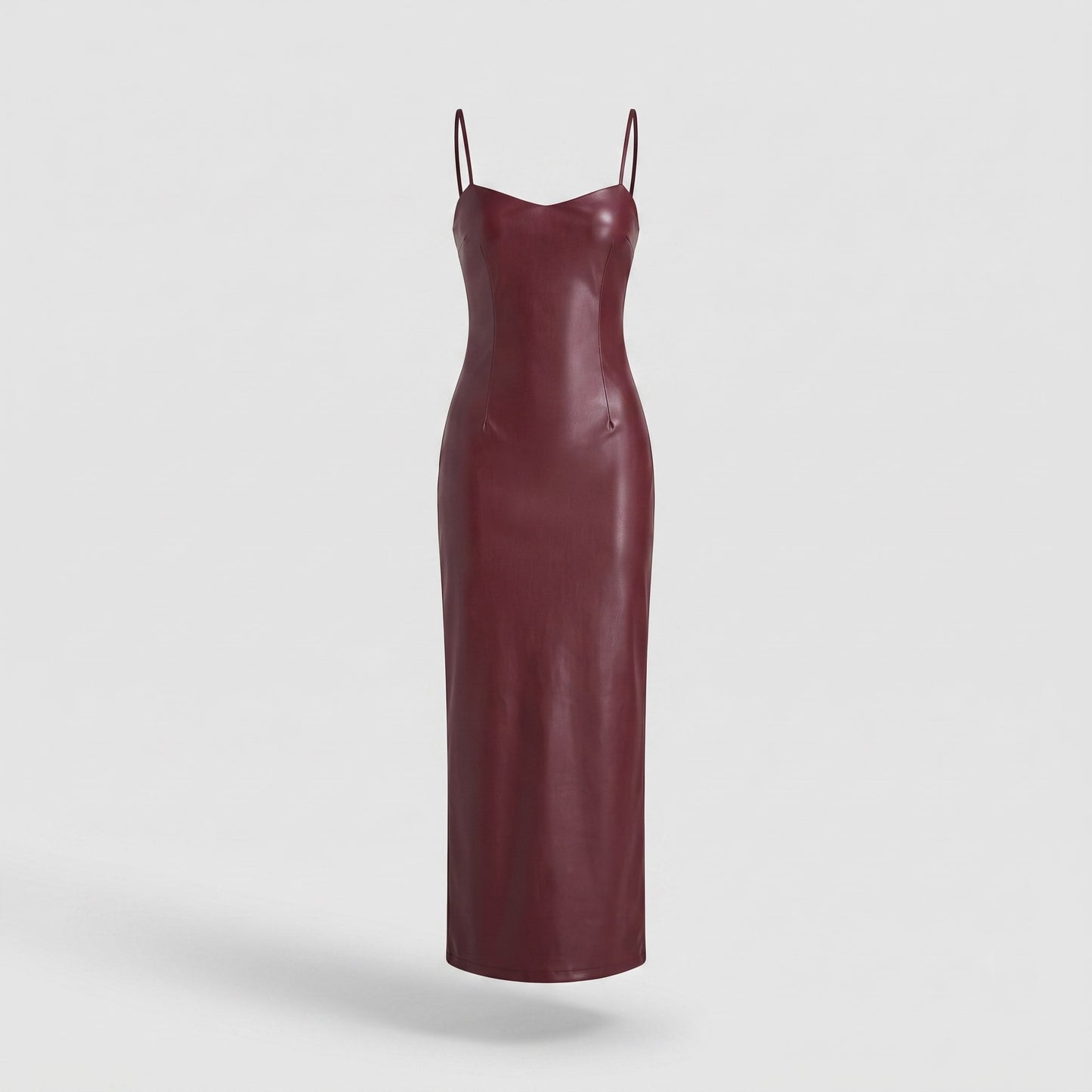 Luxe Leather Column Maxi
