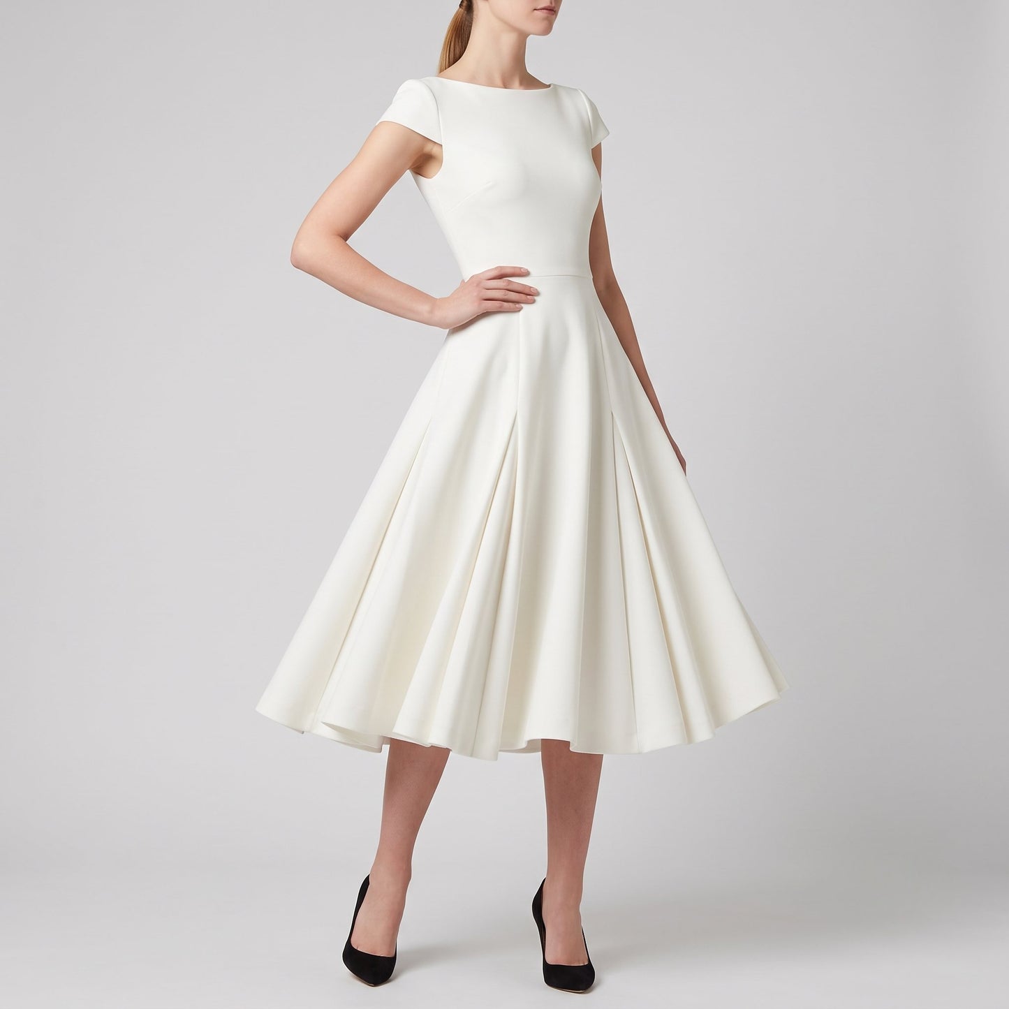 Sculpt Swing Midi Dress