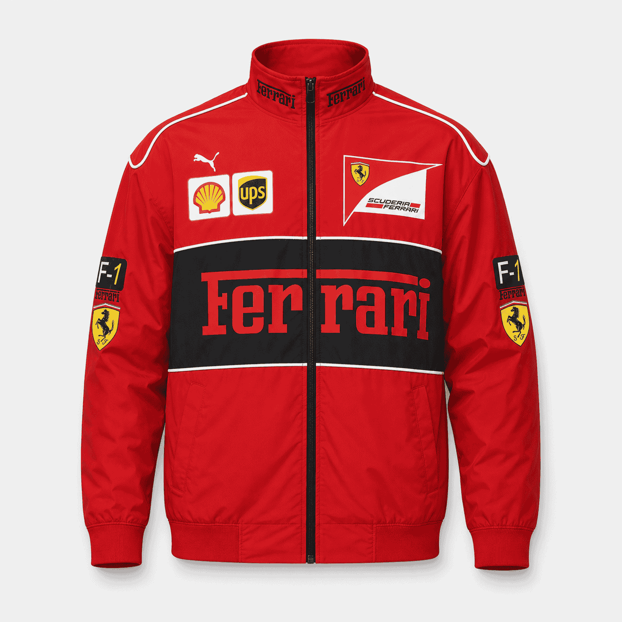 Scarlet Grid Pitlane Jacket