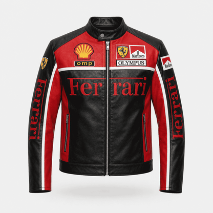 Crimson Paddock Leather Jacket