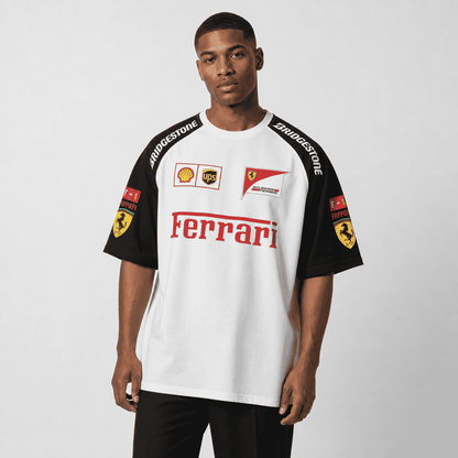 Ivory Pitlane Oversized Tee