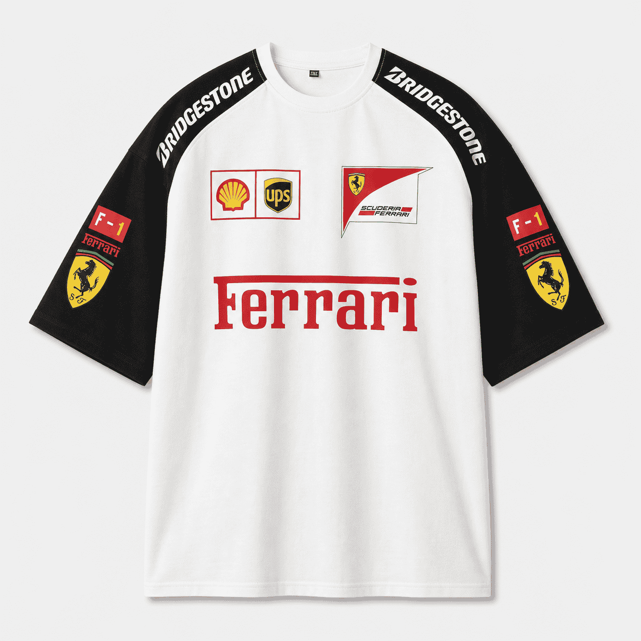 Ivory Pitlane Oversized Tee