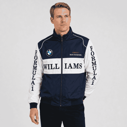 Navy Grandstand Racing Jacket